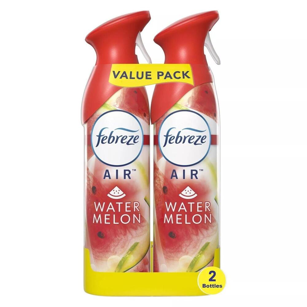 Febreze Air Watermelon Scent Air Freshener Spray Value Pack 2 Bottles Neutralize